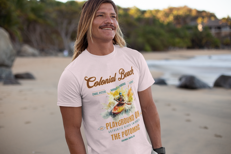 The Colonial Beach T-Shirt – Playground on the Potomac Regular Fit Tee