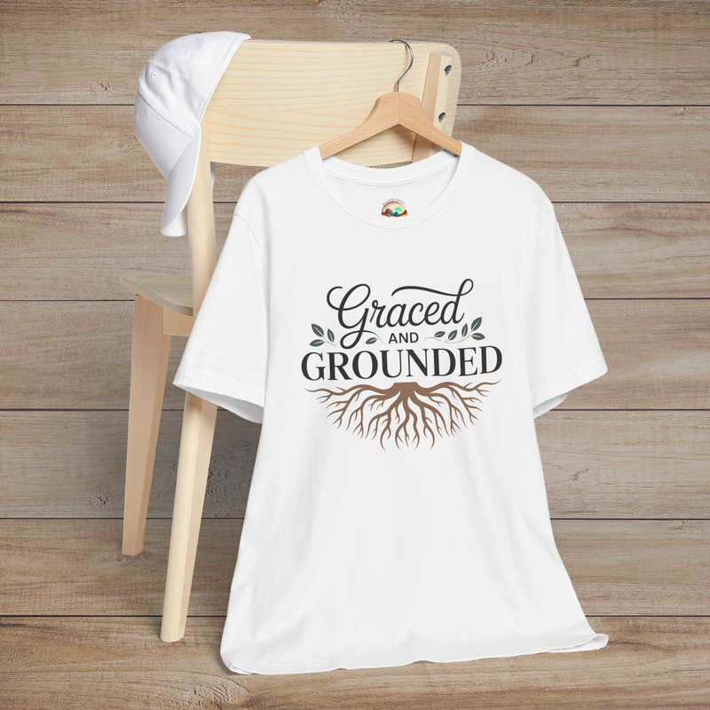 🌿 Graced and Grounded – Rooted in Faith, Styled for Life White