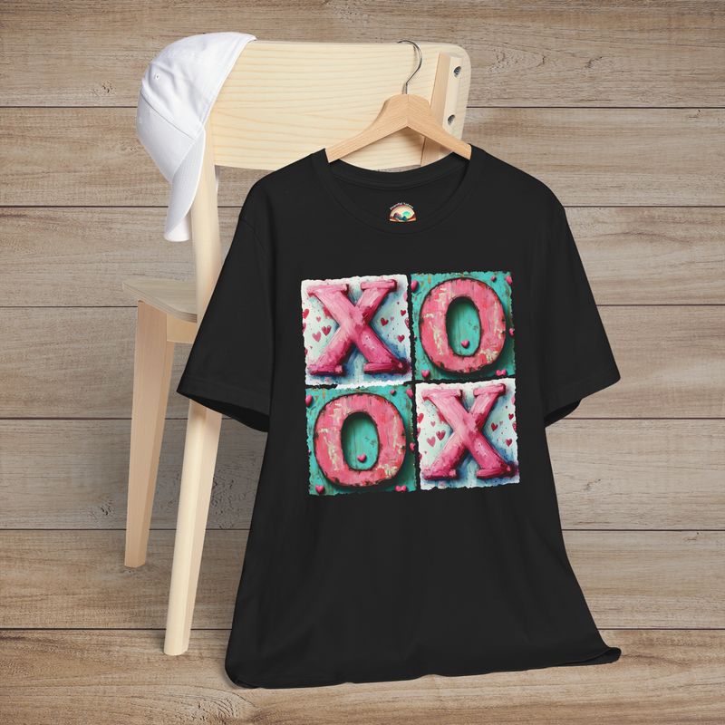 The Hugs and Kisses T-Shirt – Cute & Romantic Valentine's Day Tee Black