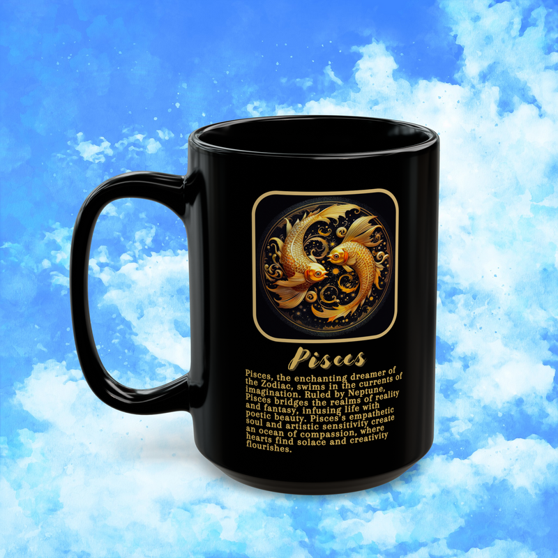 The Pisces Zodiac Mug - Intuitive & Creative Astrology Coffee Cup