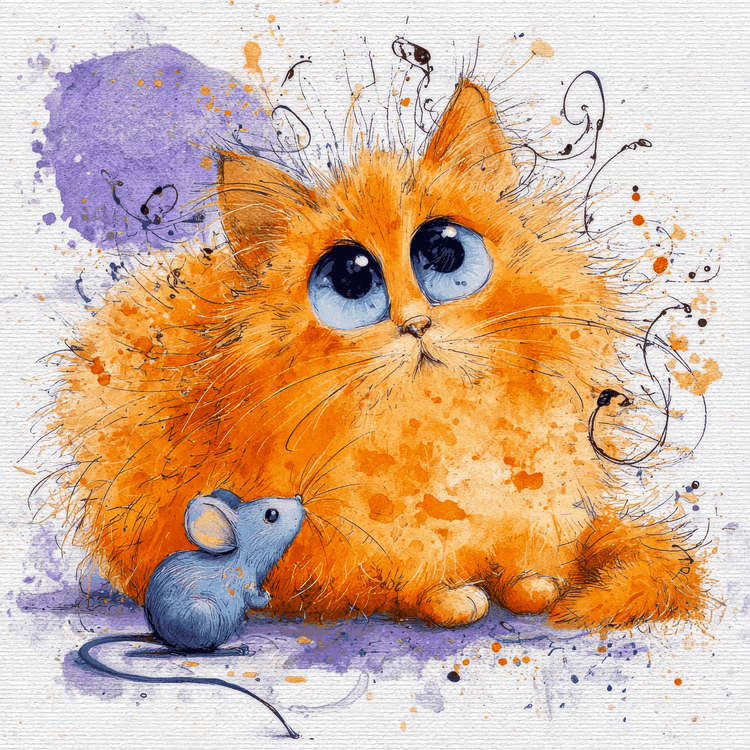 Animal Watercolor Prints & Digital Downloads: The Whimsical Gallery