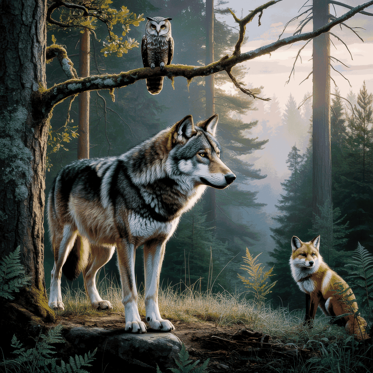 Wolves & Wildlife Companions - Apparel & Gifts Celebrating Nature’s Wild Hearts