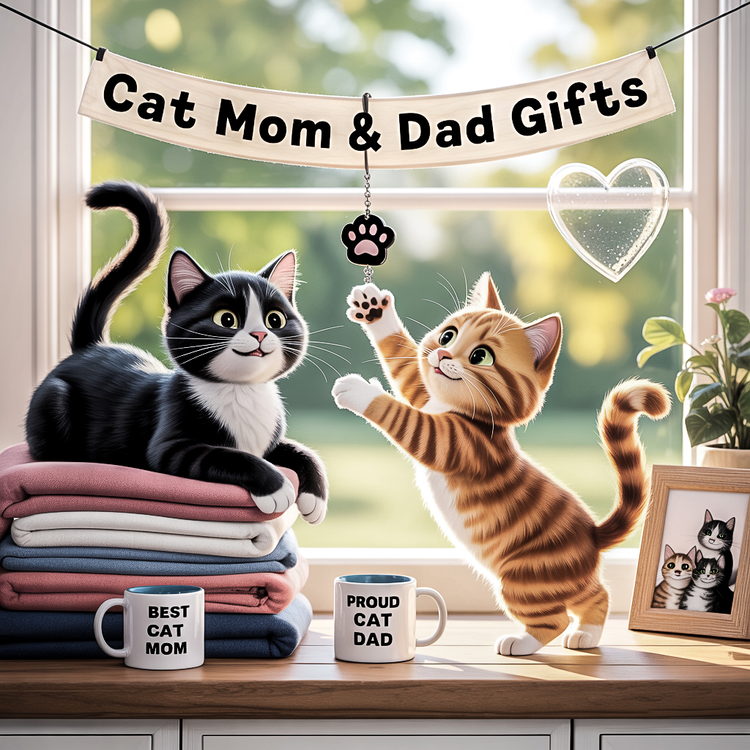 Cat Mom & Dad Gifts - Apparel & Drinkware for Proud Feline Parents
