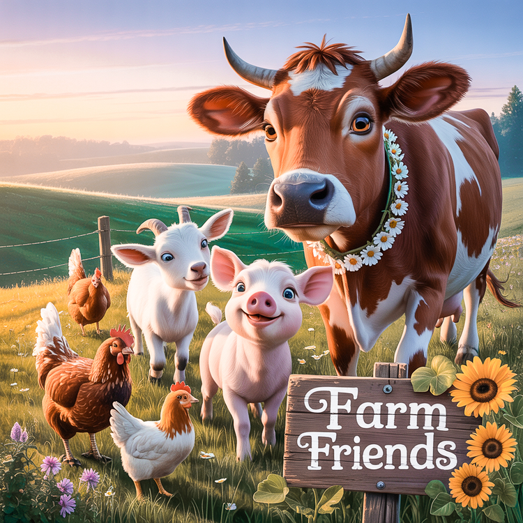 Farm Friends - Gentle Farm Animal Apparel & Gifts for Compassionate Souls