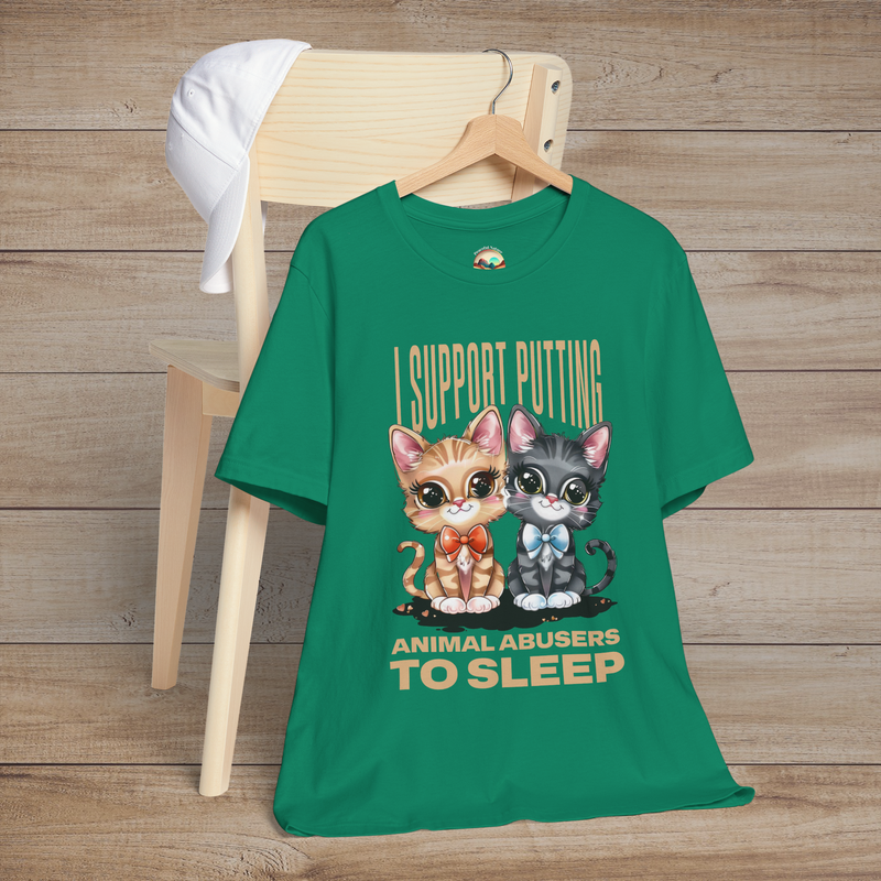 The Animal Rights T-Shirt – Bold Statement Tee for Animal Advocates in Kelly Green