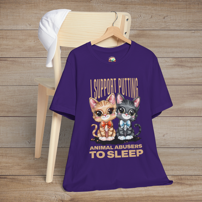 The Animal Rights T-Shirt – Bold Statement Tee for Animal Advocates in Purple