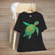 🐢 Boho Sea Turtle Graphic Tee – Coastal Mandala Turtle Shirt | Nature-Inspired Apparel Black