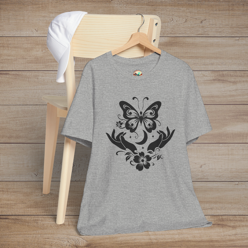 The Butterfly Release T-Shirt - A Symbol of Freedom & Transformation Athletic Heather