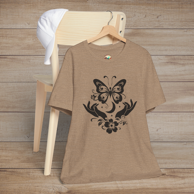 The Butterfly Release T-Shirt - A Symbol of Freedom & Transformation Heather Tan