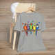 The "Colorful Parrot Squad" T-Shirt - Bright, Bold, and Full of Personality Athletic Heather