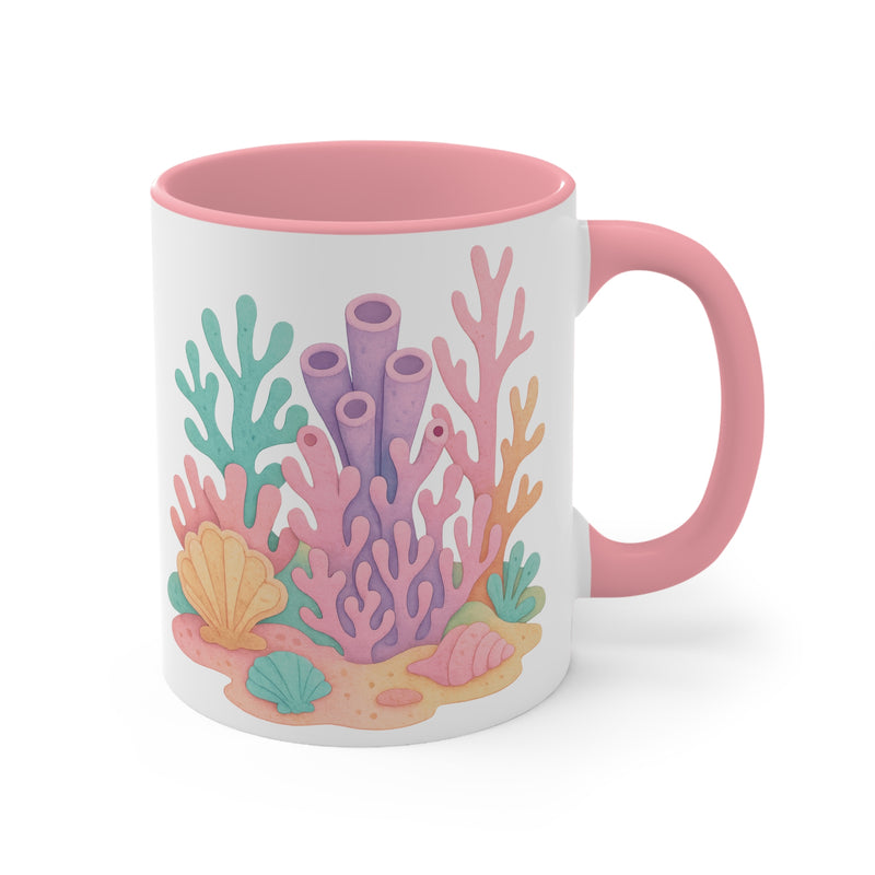 🌊 Ocean Bloom: Coral Reef Ceramic Mug – A Colorful Undersea Escape with Every Sip 🌺🐚