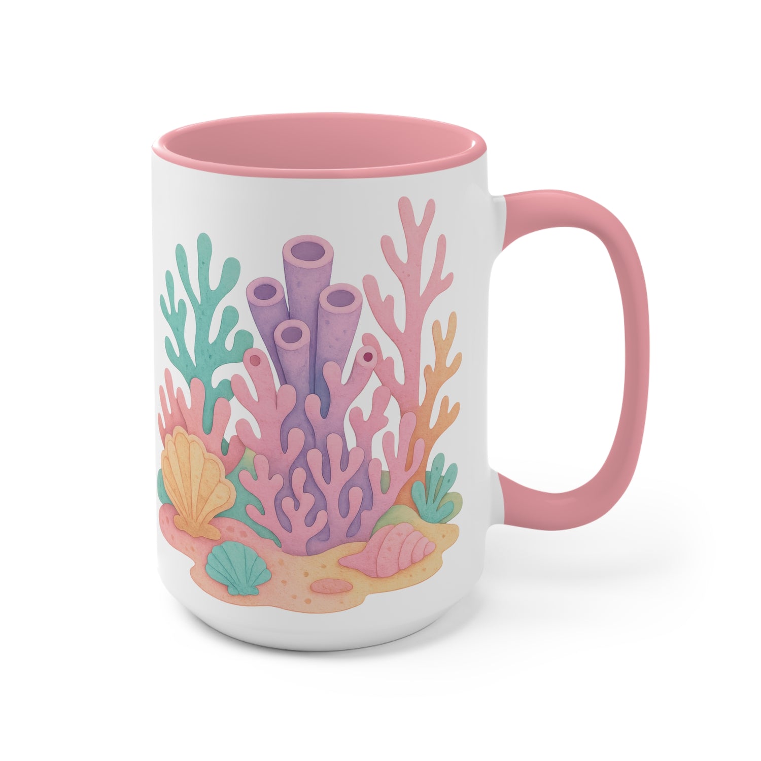 🌊 Ocean Bloom: Coral Reef Ceramic Mug – A Colorful Undersea Escape with Every Sip 🌺🐚