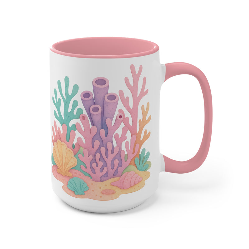 🌊 Ocean Bloom: Coral Reef Ceramic Mug – A Colorful Undersea Escape with Every Sip 🌺🐚