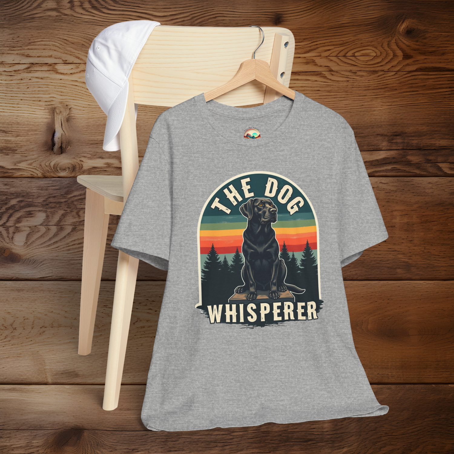 The Dog Whisperer T-Shirt - Vintage-Style Tee for Dog Lovers Athletic Heather