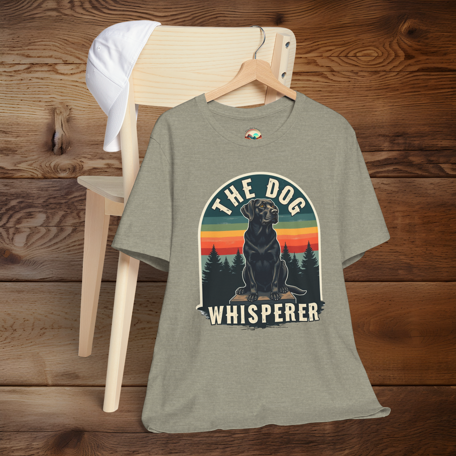The Dog Whisperer T-Shirt - Vintage-Style Tee for Dog Lovers Heather Stone