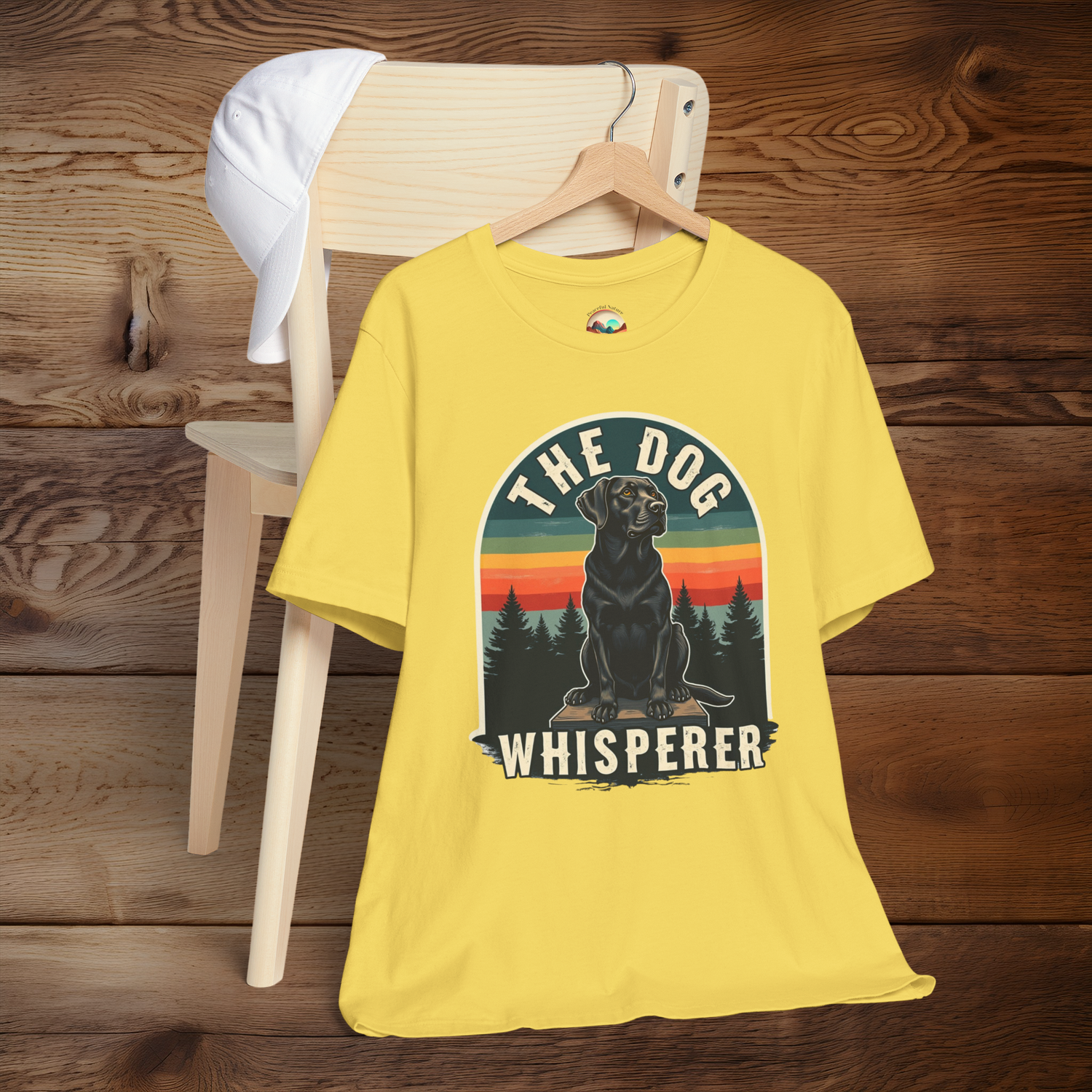 The Dog Whisperer T-Shirt - Vintage-Style Tee for Dog Lovers Maize Yellow