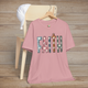 Faith in Bloom – Premium Floral Block Letter Graphic Tee 🌼 Orchid