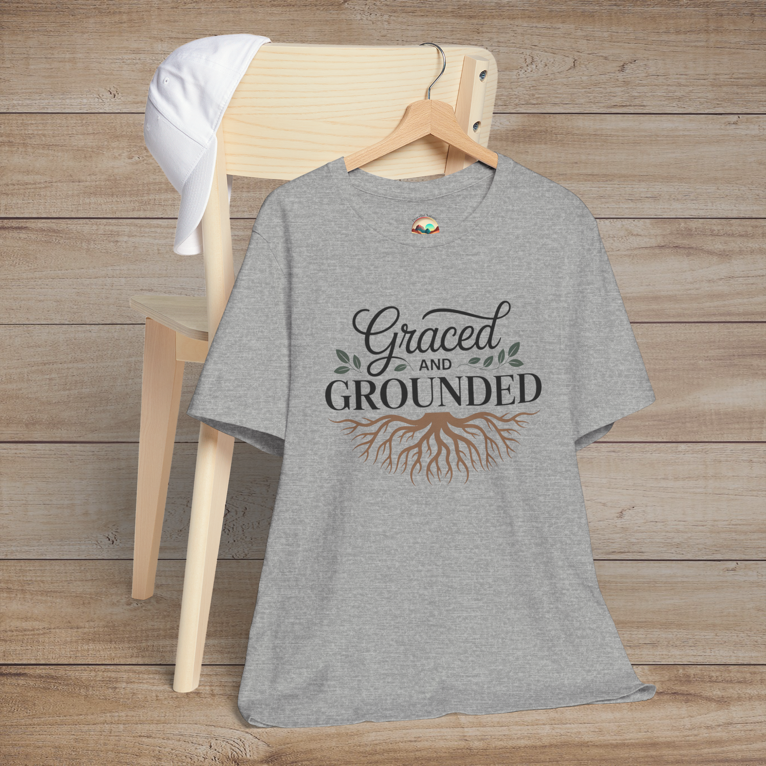 🌿 Graced and Grounded – Rooted in Faith, Styled for Life Athletic Heather