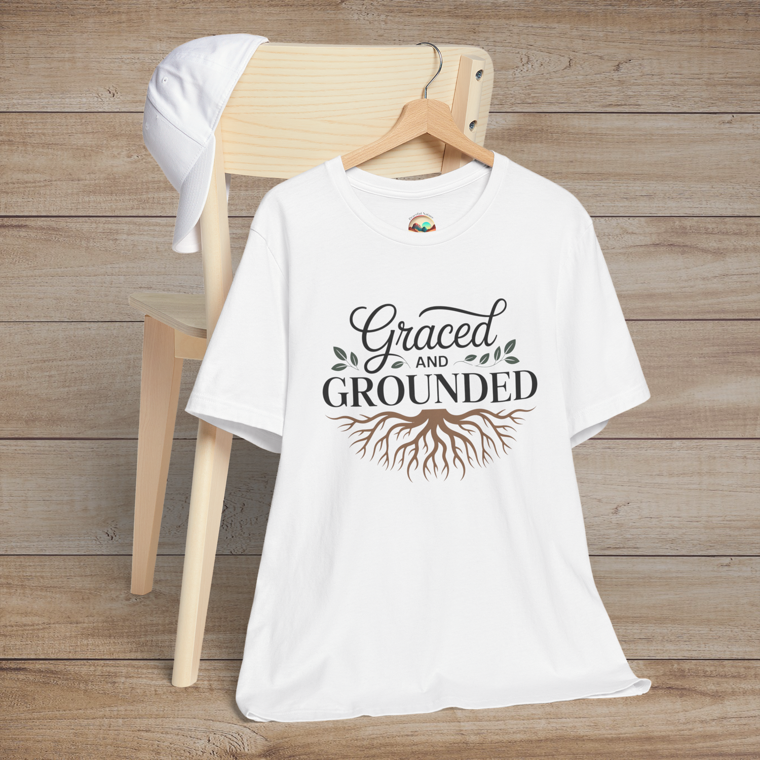 🌿 Graced and Grounded – Rooted in Faith, Styled for Life White