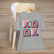 The Hugs and Kisses T-Shirt – Cute & Romantic Valentine's Day Tee Athletic Heather