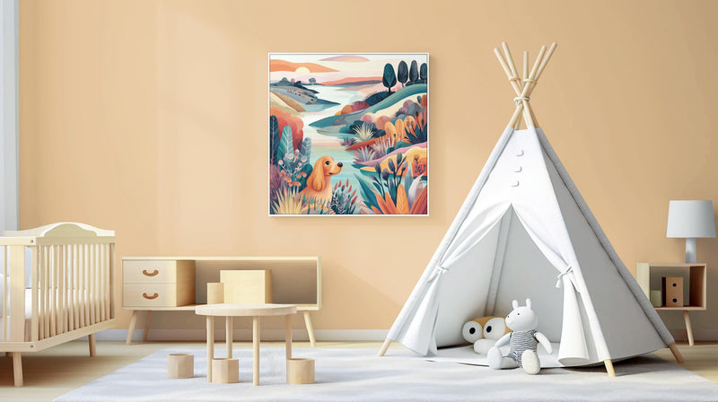 Dopamine Nursery Animal Prints – 8-Pack Colorful Kids Room Wall Art Bundle (Digital Download)