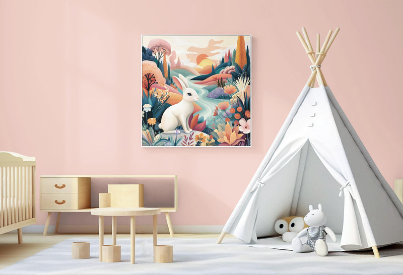 Dopamine Nursery Animal Prints – 8-Pack Colorful Kids Room Wall Art Bundle (Digital Download)