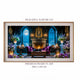 Gothic Parlor Black Cat Art | Moonlit Victorian Living Room, Dark Academia (Digital Download)