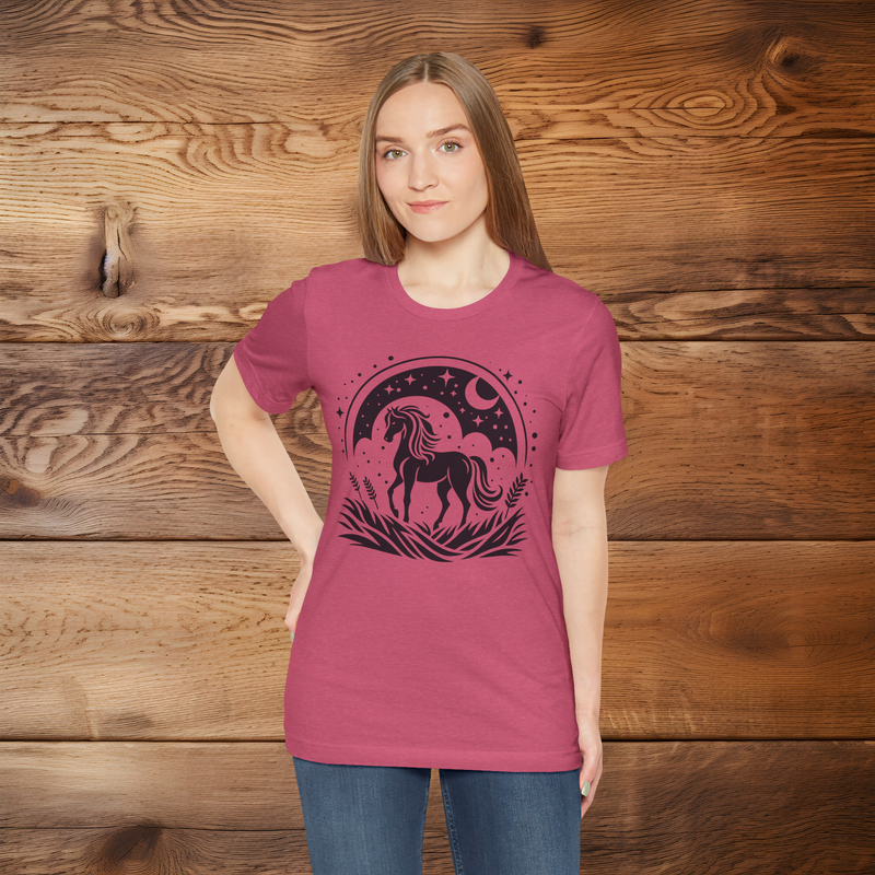 The Majestic Horse T-Shirt - Celestial & Nature-Inspired Tee