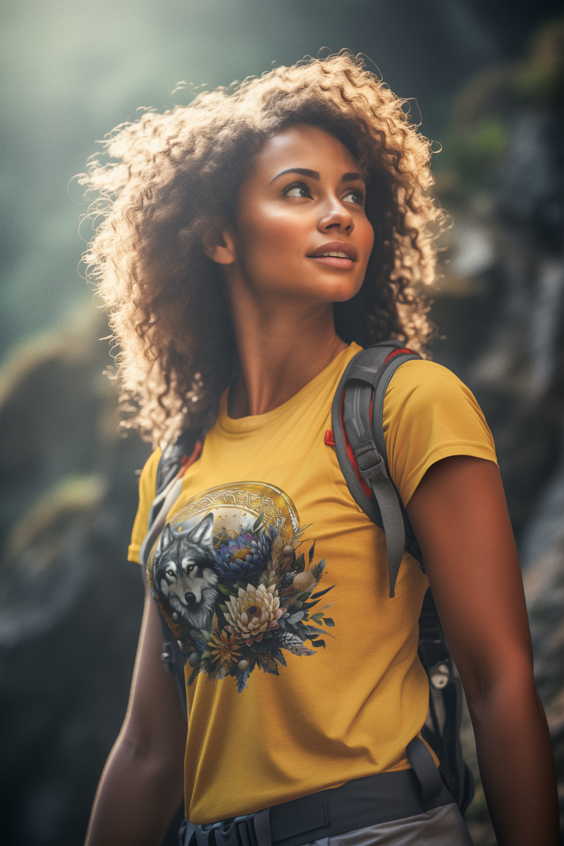 The Majestic Pastel Wolf T-Shirt - Dreamy & Wild Nature Tee