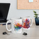 The Musical Notes Watercolor Mug – Colorful Gift for Music Lovers 11oz