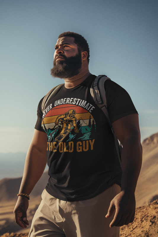 The Never Underestimate the Old Guy T-Shirt – Bold Adventure Tee