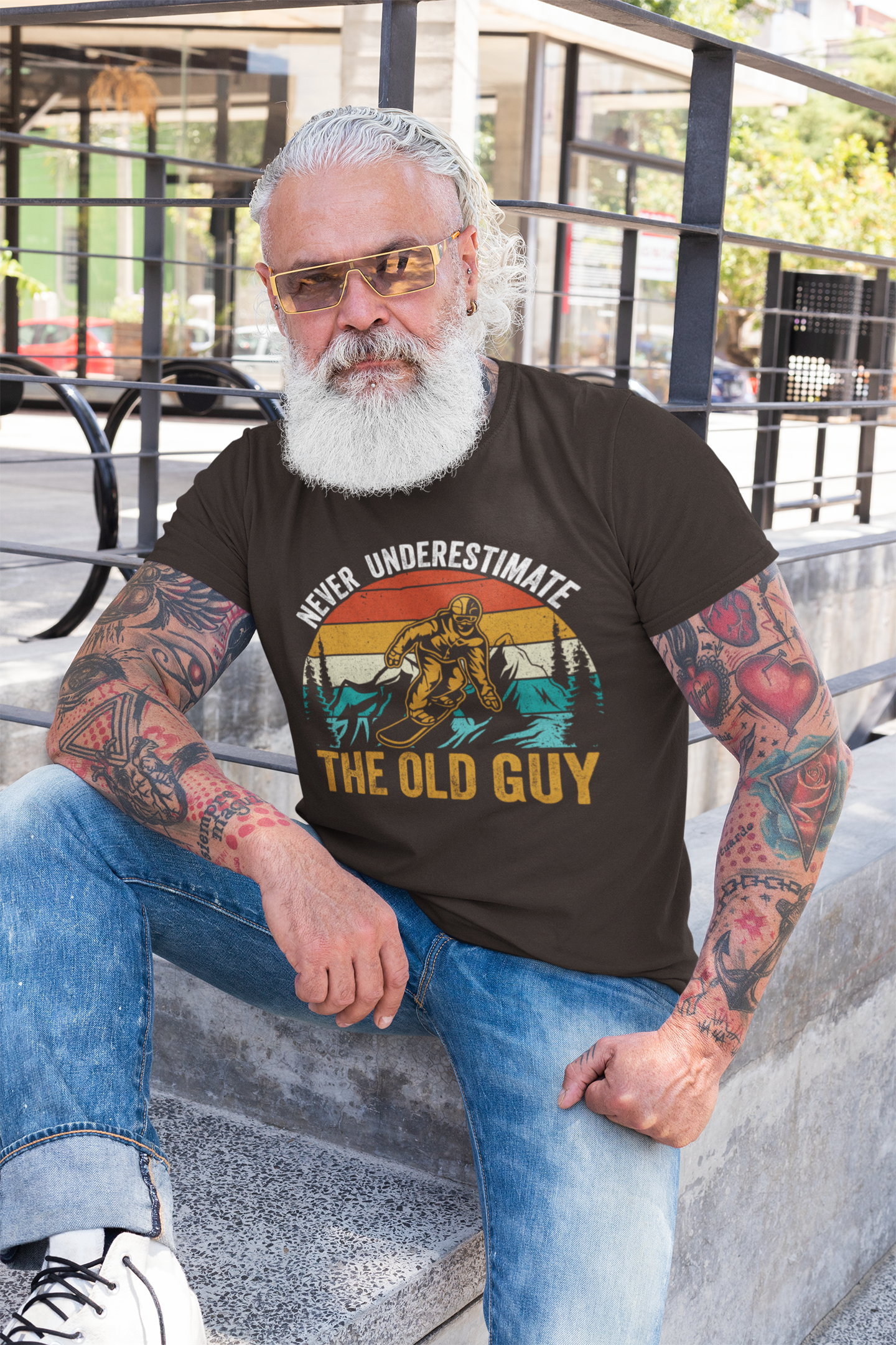 The Never Underestimate the Old Guy T-Shirt – Bold Adventure Tee