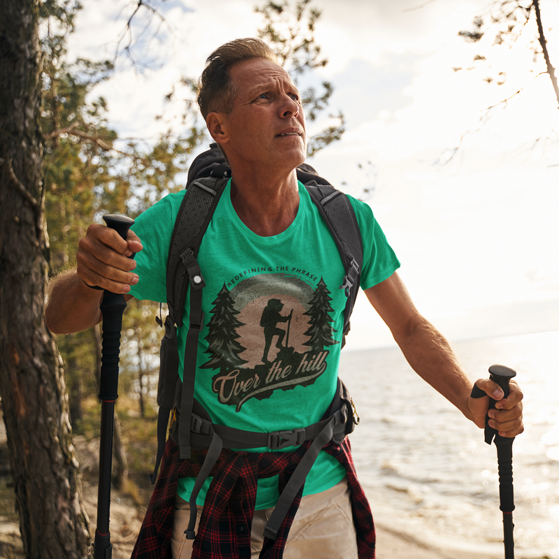 The Over the Hill Hiker T-Shirt – Redefining Aging with Adventure