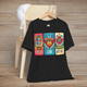 The Peace Love and Nature T-Shirt – Boho Hippie Retro Tee Black