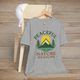 Peaceful Nature Designs Mountain Tee – Premium Eco-Friendly T-Shirt Athletic Heather