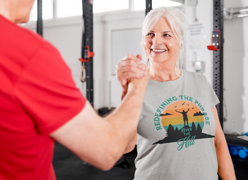 The Over the Hill T-Shirt – Funny & Inspiring Senior Adventure Tee