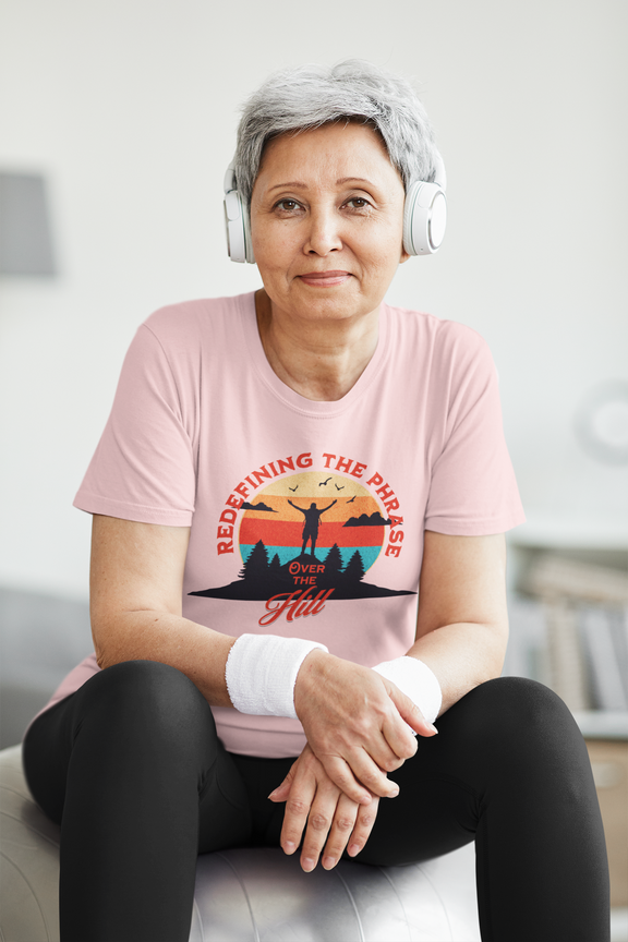 The Over the Hill T-Shirt – Funny & Inspiring Senior Adventure Tee