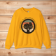 Gildan 18000 Rescued Is My Favorite Breed crewneck sweatshirt in Gold
