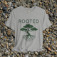 🌳 The Rooted Tree T-Shirt – Minimalist Tree & Roots Graphic Tee for Nature Lovers Athletic Heather