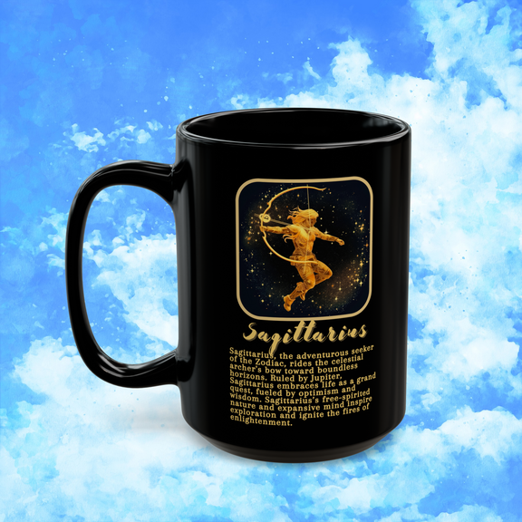 The Sagittarius Zodiac Mug – Adventurous & Free-Spirited Coffee Cup