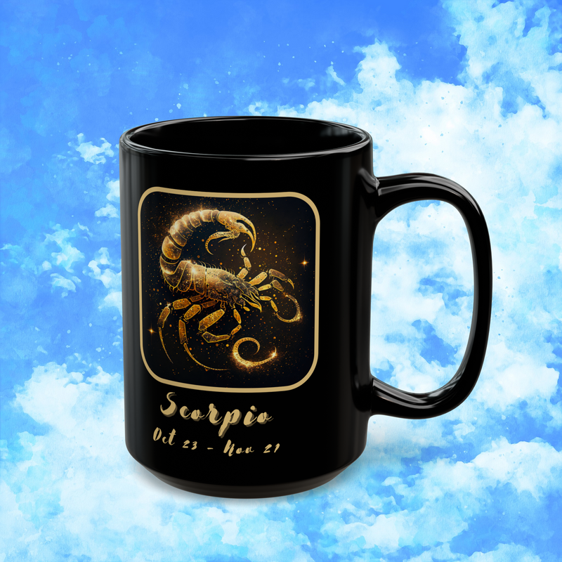 The Scorpio Zodiac Mug – Mysterious & Passionate Astrology Cup 15oz