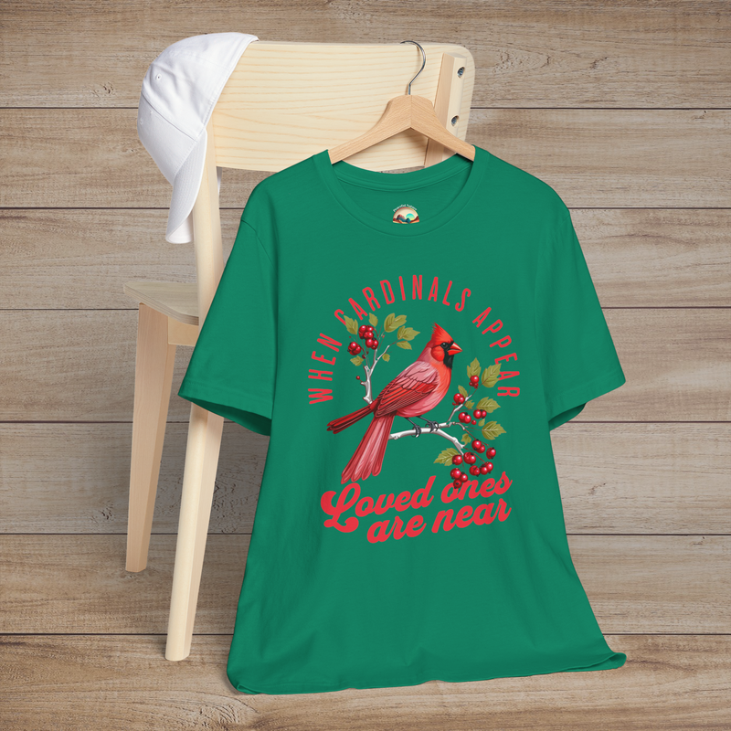 The “When Cardinals Appear" T-Shirt – Memorial & Spiritual Tee Kelly