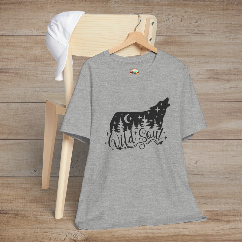 The Wild Soul T-Shirt - A Tribute to Nature & the Untamed Spirit Athletic Heather